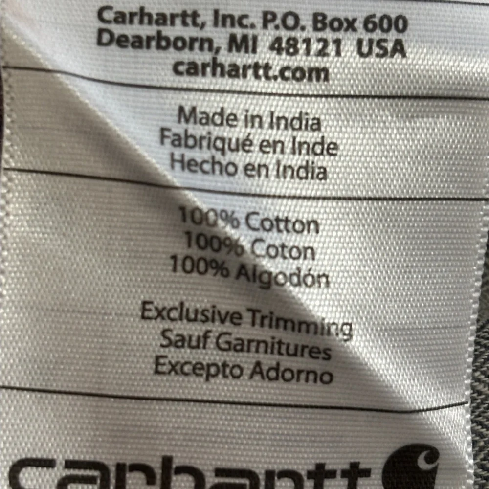 Carhartt womens plaid button front down shirt L 12-14 - Picture 5 of 7